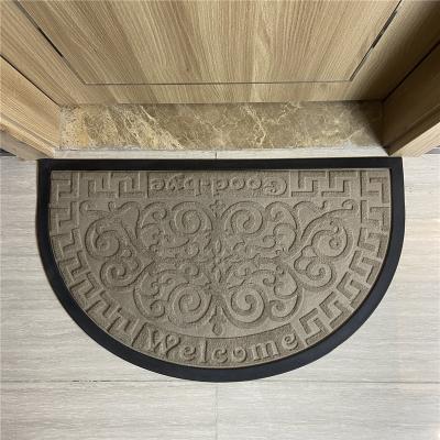 China Modern High Quality Rubber Floor Mats Custom Pattern Entrance Door Mats for sale