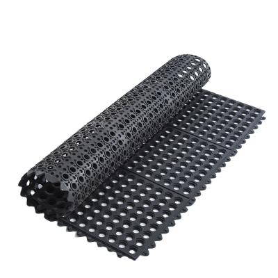 China Mat Indoor Anti-Fatigue Safety Mat Industrial Splice Rubber Mat for sale