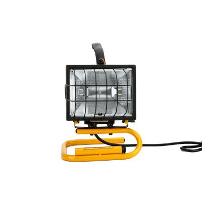 China Classic 500W Warehouse Design Metal Lamp Body Halogen Flood Work Light for sale