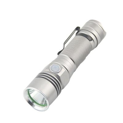 China Wholesale 200LM Rechargeable Battery Aluminum Alloy LED Camping Flash Torch Light for sale