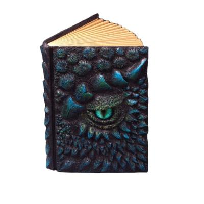 China Decorate New Product Dragon Eyes Pattern Resin Notepad Primary Secondary School Students Class Register Resin Notepad for sale