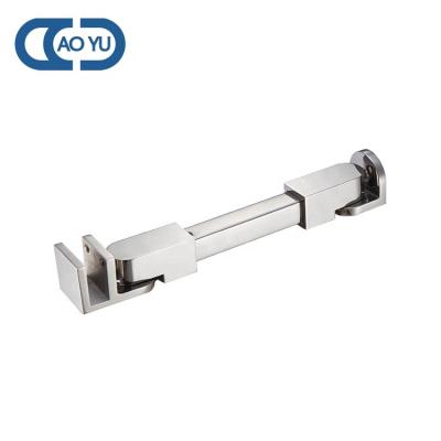 China Modern High Stability Support Bars Round Type Stainless Steel Shower Door Hardware Glass Shower Bar for sale