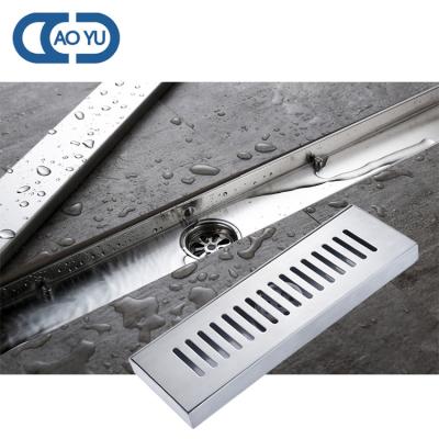 China China Strong Hot Sale Bathroom Rectangle Floor Drain Factory Price Stainless Steel Shower Drainer for sale