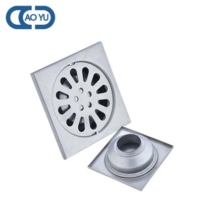 China Strong China Bathroom Floor Drain Factory Price Square Stainless Steel Shower Drainer Drainer for sale