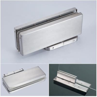 China Switching for 200000 times Non-digging patch fitting stainless steel glass door floor spring with glass door closer for sale