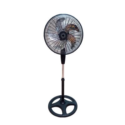 China Modern Professional AC DC Blade Factory Electric Stand Fan Plastic Motor Stand Fan Cooper Stand for sale