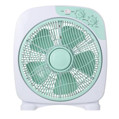 China New 2021 Model Strong Wind Black 3-Speed ​​Box Fan 3 Settings Fan For Office Bed for sale