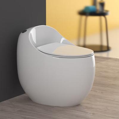 China High Quality Automatic Operation S Trap Ground Egg Types WC Toilet Bowl Comode Ceramic Sanitary Ware Bathroom Toilet for sale