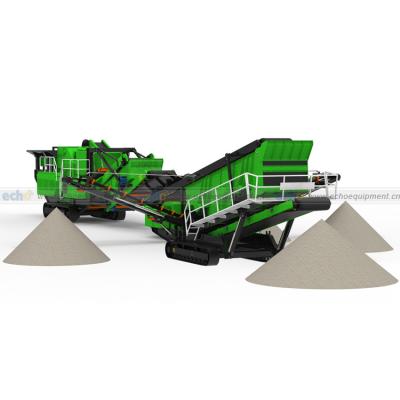 China Mining Separatotion 180-300tph 3 Rig Configurations EC6518 Tilted Vibrating Screen for sale