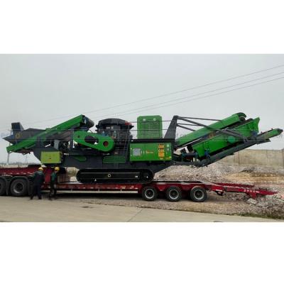 China Quarry Crawler mobile crusher stone crusher machine 200 m3/h for sale