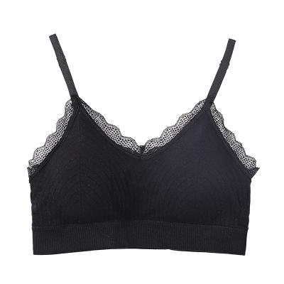 China 2021 new sports QUICK DRY bras for young lady, solid color and lace for sale