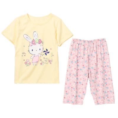 China New Lovely Antibacterial Children Set Cheap Children's Clothing Girls Dresses With Cute Print for sale