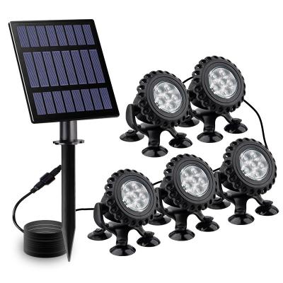 China IP68 outdoor decorative ROAD underwater pool aquarium solar lamp outdoor solar farm waterproof solar floodlight for sale