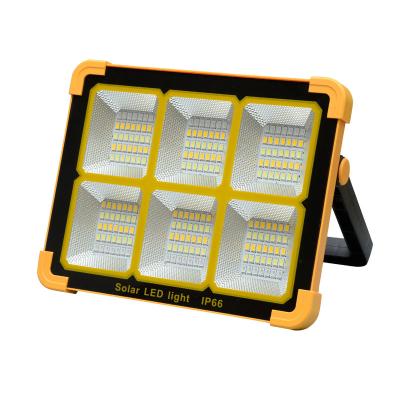 China New Flood Light LED Rechargeable Floodlight Outdoor Portable Floodlight Solar Rechargeable Reflector Floodlight Building Lamp for sale