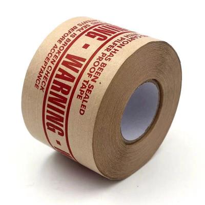 China Waterproof 2% Discount Strong Custom Reinforced Gummed Printed Paper Tape Kraft Paper for sale