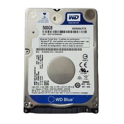 China Mechanical Hard Disk Drive 500g WD5000LPCX Notebook Disk 2.5 Inch 500gb Blue SATA Connect 7mm HDD Storage Brand New General Microcontroller for sale