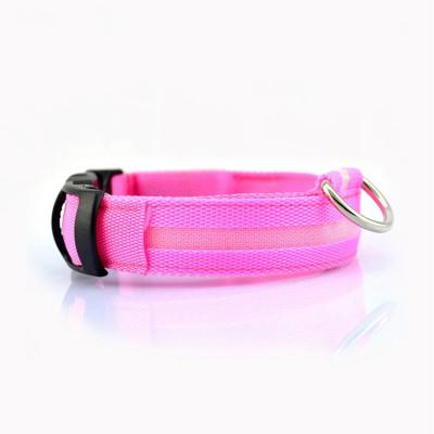 China Viable Wholesale Adjustable Webbing Base Custom Nylon Pet Dog Collar for sale