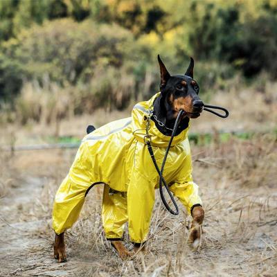 China Fashion Sustainable High Quality Design Breathable Waterproof Pet Clothing Raincoat In Large Dog Clothes for sale