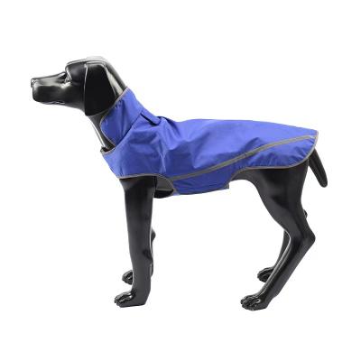 China Sustainable Waterproof Pet Raincoat In Luxury Big Dog Apparel Private Label for sale