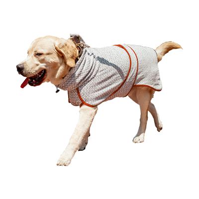 China Original Comfy Luxury Microfiber Pet Bath Towel Blanket Dog Bathrobe Sustainably Made. for sale