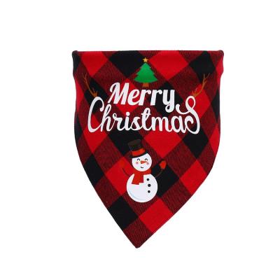 China Viable Christmas Dog Product Autumn Dog Scarf Birthday Popular Bandana Outdoor Wear Dog Bandana for sale