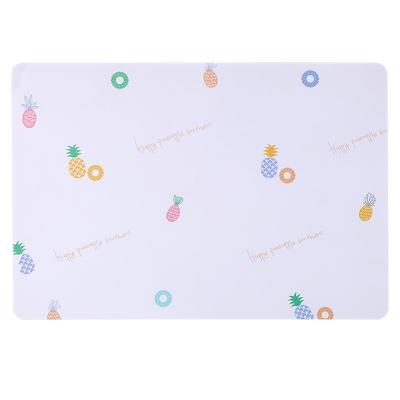 China Cute Table Viable Mat Oilproof Waterproof Placemat PP Household Antiscald Bowl Mat Wind Heat Insulation Pad for sale