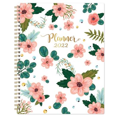 China Yearly Eco-Friend 2020-2121 School Agenda Daily Weekly Planner Spiral Notebook Notebook Teacher for sale