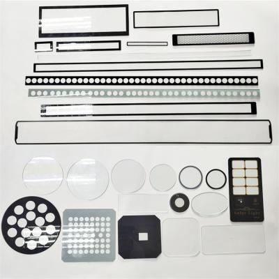 China Modern Custom Tempered Flat Glass Sheet Led Light Glass Panel for sale