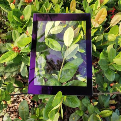 China Modern Custom 3mm Anti Reflective Glass Be Used As Display Screen Cover Glass AR Nano Coating Glass With Black Frame for sale