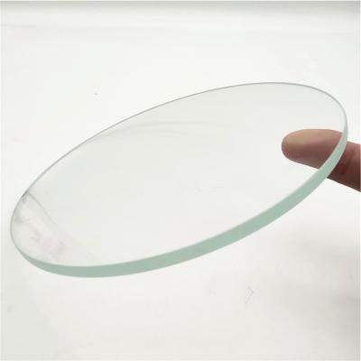 China Modern Smooth Edge 6mm Tempered Circular Ultra Clear Glass for sale