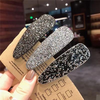 China Hair Clip Accessories Women Hair Accessories Wholesale Bling Bling Glitter Hair Clip for sale