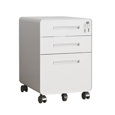 China Movable Metal Pedestal Cabinet For Mobile Office Cabinet With Movable Drawer Filing Cabinet for sale