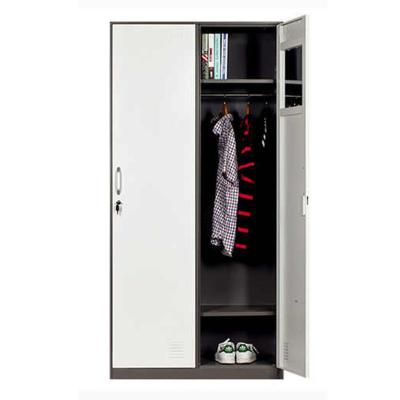 China (Size) Adjustable Cheap Price Locker Office Furniture Cloth Cabinet Storage Metal Wardrobe For Home Gym for sale