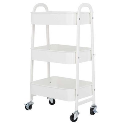 China High Quality Wholesale Metal A Style Trolley Serving Kitchen Storage Rolling Cart for sale