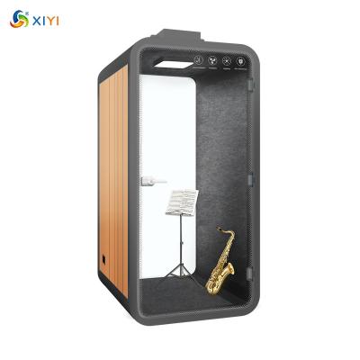 China Soundproof/Telephone/Webcasting/Sound Insulation Multi Purpose Karaoke/Music Booth for Isolation Education Webcasting Music Phone with Beautiful Aluminum Profile Frame for sale