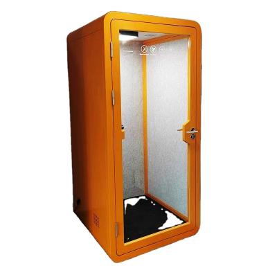 China Adjustable (Other) Stand Alone Privacy Phone Booth Design Be Sound Proof 45db Promotion Phone Booths For Sale for sale