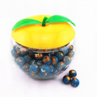 China Globe Shape Bubble Gum in Apple Jar SJ-G007 for sale