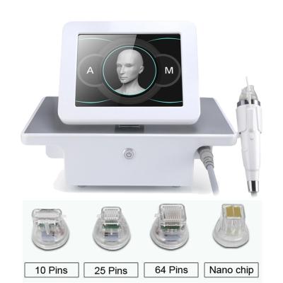 China Partial Cellulite Reduction Facelift Gold RF Microneedle Machine Acne Scar Stretch Marks Removal Radio Frequency Machine for sale