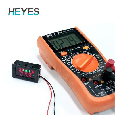 China 12 Volt ebike lifepo4 Li ion Battery Pack Capacity Tester Li Ion Battery Monitor Automatic Coulombmeter Digital Electronic Charging Testers for sale