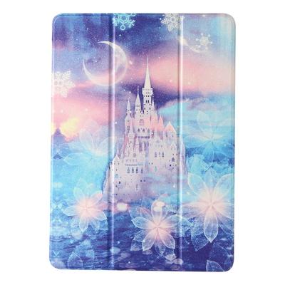 China Dirt Resistant Hot Selling Comics Painted iPad Pro 11 Inch Trifold PU Leather Tablet Case for sale