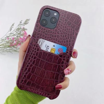 China For Iphone 11 pro Max Pu Leather Crocodile Stripes Design Case Cover Protector For Iphone 12 12 pro For iPhone 12 12 pro for sale