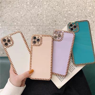 China Luxury Plating Soft TPU Phone Case For iphone 11 11 pro 11 pro case max 12 12 pro max for iPhone 12 pro max for sale