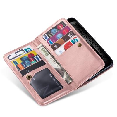 China Multi-card Slot PU Leather Phone Case For iPhone 12 12 mini 12 pro 12 mini Flip Wallet Case For iPhone 12 mini for sale