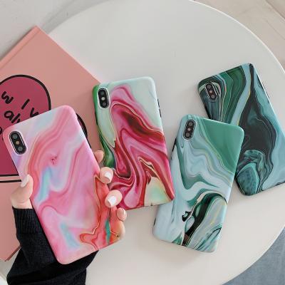 China High Quality Marble Tpu IMD tpu Back Cover Phone Case For iPhone Xs Max for sale