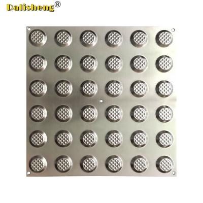 China Modern Tactile Floor Tiles 316 Indicator Paving Tactile Stud Buttons Linear Blind Plastic PVC TPU Tactile Strip Bar 304 Stainless Steel for sale