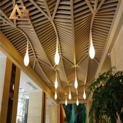 China Wood Grain Aluminum Soffit for sale