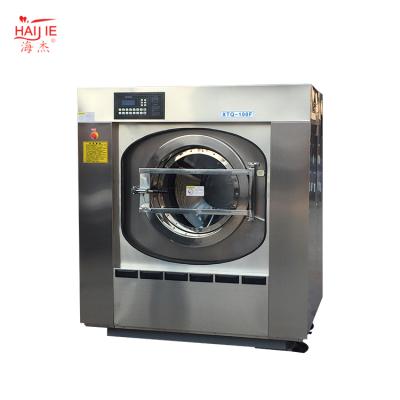 China Commercial Cotton Laundry Washing Machine Price Washer Extractor For Hotels Hospitals for sale