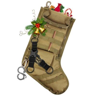 China Outdoor Sport Travel Increasing Camping Hanging Military Christmas Molle Combat Hunting Magazine Pouches Stockings Storage Tactical Duty Bag Drop Dump Bag for sale