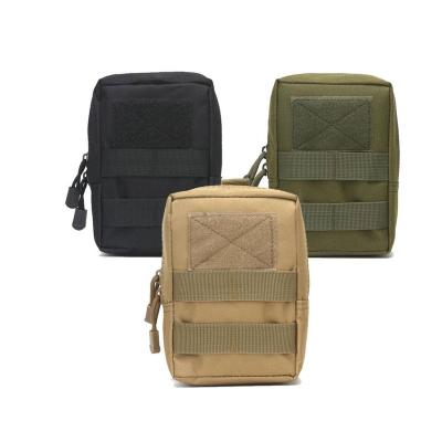 China Multifunctional Outdoor Military Tactical Water Proof Waist Bag EDC Molle Tool Zipper Waist Pack Pouch Durable Belt Accessory for sale