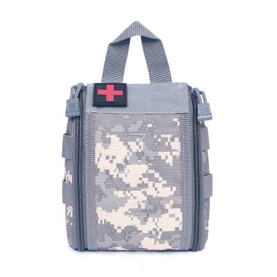 China Outdoor Sport Travel Hiking Heavy Duty First Aid Rescue Sack Bag Custom EDC 600D Military Duty Bag Emergency Camping Trauma Bag for sale